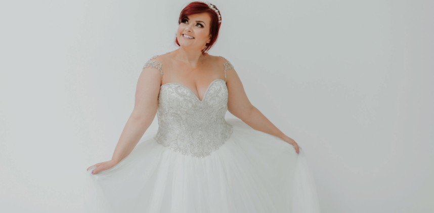 plus-size wedding dress